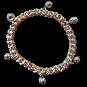 Monet rose gold stretch bracelet